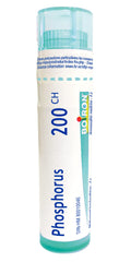 Boiron Phosphorus 200ch,Homeopathic medicine. Each tube contains 4 g (approximately 80 pellets)