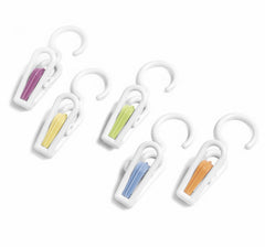 Whitmor 6211-982-5 Fashion Color Collection Hanging Super Hold Clips, Set of 5