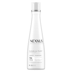 Nexxus Clean & Pure Shampoo nourishes all hair types Moisture silicone free, paraben free, dye free 400 ml