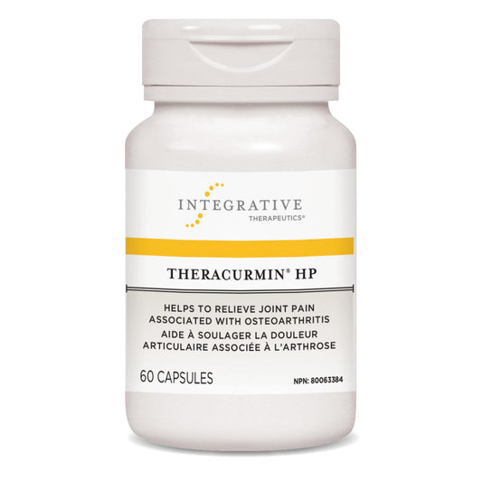 Integrative Therapeutics - Theracurmin HP - Turmeric, Curcumin Supplement - 27x More Bioavailable - High Absorption Turmeric* - Helps to Relieve Joint Pain Associated with Arthritis - Vegan - 60 Capsules