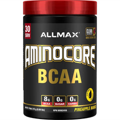ALLMAX Nutrition - Aminocore BCAA - 8g BCAAs - 100% Pure Branch Chained Amino Acids - Gluten Free - Pineapple Mango - 315 Gram