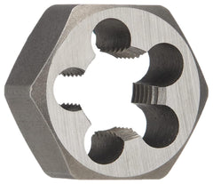 Drill America DWT Series Qualtech Carbon Steel Hex Rethreading Die, 1"-8 Size (Pack of 1)
