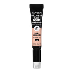 Revlon ColorStay Skin Awaken 5-in-1 Concealer, Lightweight, Creamy Longlasting Face Makeup with Caffeine & Vitamin C, For Imperfections, Dark Circles & Redness, 002 Universal Brightener, 0.27 fl oz/ 8ml