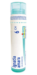Boiron Ignatia amara 6ch,Homeopathic medicine. Each tube contains 4 g (approximately 80 pellets)