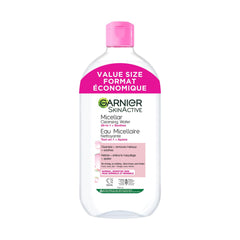 Garnier Micellar Water, Gentle and Hydrating Facial Cleanser & Makeup Remover, Suitable for Sensitive Skin, Vegan, Cruelty Free, Fragrance Free, 700ml