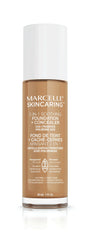 Marcelle Skincaring 2-in-1 Soothing Foundation + Concealer, Natural Tan, with Hyaluronic Acid, Medium Coverage, Matte Finish, Oil-Free, Cruelty-Free, Fragrance-Free, Hypoallergenic, 30 mL