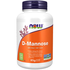 NOW Supplements, D-Mannose Powder, Non-GMO Project Verified, Healthy Urinary Tract*, 85g