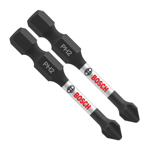 Bosch ITPH2205 5 Piece Impact Tough Power Bits, 2" Phillips #2