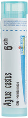 Boiron Agnus castus 6ch,Homeopathic medicine. Each tube contains 4 g (approximately 80 pellets)