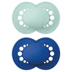 MAM Original Matte Pacifier (2 pack, 1 Sterilizing Pacifier Case), Pacifiers 16 Plus Months, Baby Boy Pacifier, Best Pacifiers for Breastfed Babies, Sterilizing Storage Case
