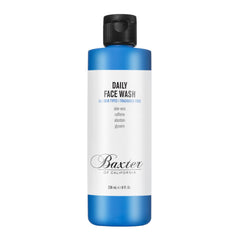 Baxter of California Daily Face Wash for Men, Sulfate-Free, Fragrance Free Liquid Facial Cleaner, All Skin Types, Gentle Deep Cleansing Cream, Smooth & Revitalized Skin, 4 oz