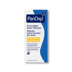 PanOxyl Overnight Spot Patches, Clear Latex-Free Hydrocolloid Blemish Dots, Overnight Protection for all skin types, 40ct