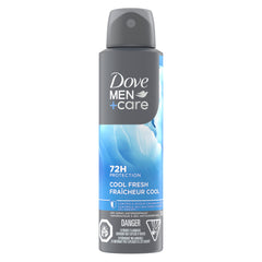 Dove Men+Care Dry Spray Antiperspirant for 72H Sweat & Odour Protection, Controls Odour Causing Bacteria, Cool Fresh, 107 g