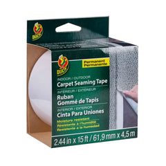 Duck 286519 Self-Adhesive Fiberglass Carpet Seaming Tape, 2.44"x 15', Single Roll