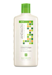 Andalou Naturals Exotic Marula Oil Conditioner - Silky Smooth Hair Conditioner for Defiant, Curly & Coarse Hair, 340 mL