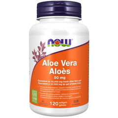 NOW Supplements, Aloe Vera (Aloe barbadensis) 10,000 mg, Supports Digestive Health, 100 Softgels