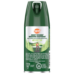 OFF! Deep Woods Dry Unscented Insect & Mosquito Repellent Aerosol, Powder-Dry 25% DEET, Safe on Clothing, Up to 8-Hour Protection, 71g Can
