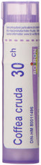 Boiron Coffea cruda 30ch,Homeopathic medicine. Each tube contains 4 g (approximately 80 pellets)