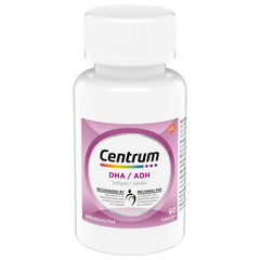 Centrum Prenatal Multivitamins/Minerals with Folic Acid and DHA Multivitamins Supplement with Omega 3, 60 Prenatal Tablets & 60 DHA Softgels (120 Total Count) (Packaging May Vary)