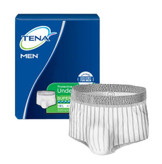TENA for Men Heavy Protection Underwear, Super Plus Absorbency, Medium/Large, 16 Count
