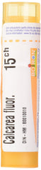 Boiron Calcarea fluorica 15ch,Homeopathic medicine. Each tube contains 4 g (approximately 80 pellets)