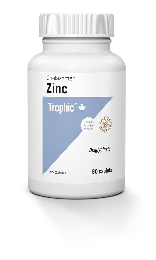 Trophic Zinc - Chelazome, 90 Count