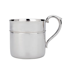 Reed And Barton 766 Royal Bead Silverplate Baby Cup