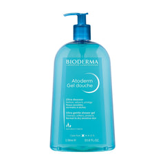 Bioderma Atoderm Hydrating Shower Gel, Moisturizing Face and Body Cleanser, Body Wash for Normal to Dry Sensitive Skin, 1L