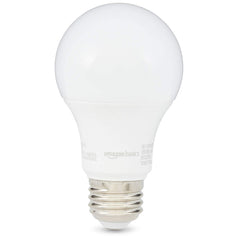 Amazon Basics 60W Equivalent, Soft White, Non-Dimmable, 10,000 Hour Lifetime, A19 LED Light Bulb | 2-Pack, 60 Watt