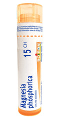 Boiron Magnesia phosphorica 15ch,Homeopathic medicine. Each tube contains 4 g (approximately 80 pellets)