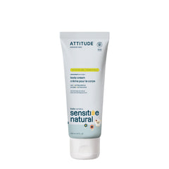ATTITUDE Deep Moisturizing Body Cream, Made in Canada, Plant and Mineral-Based Ingredients, Vegan and Cruelty-free Personal Care Products for Sensitive Skin, Unscented, 200 mL
