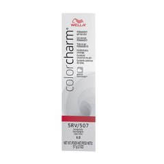 COLORCHARM Permanent Gel| Hair Color for Gray Coverage| 5RV Burgundy| 2 Fl oz.