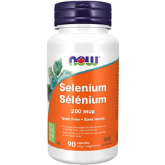 NOW Supplements, Selenium (L-Selenomethionine) 200 mcg, Essential Mineral, 90 Veg Capsules