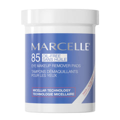 Marcelle Oil-Free Eye Make-Up Remover Pads, Sensitive Eyes, Long-Wearing Makeup Removal, Micellar Technology, Hypoallergenic, Fragrance-Free, Paraben-Free, Alcohol-Free, Cruelty-Free, Vegan, 85 Pads
