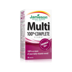 Jamieson 100 percent Complete Multivitamin for Women 50 plus - 90 Caplets