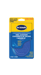 Dr. Scholl's Heel Cushions with Massaging Gel, Gel Heel Cups, All-Day Energizing Comfort, Absorb Shock, Reduce Impact & Stress, Gel Cushioning Pad Insert, Fit All Shoes, Womens 6-10, 1 Pair