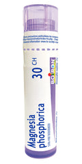 Boiron Magnesia phosphorica 30ch,Homeopathic medicine. Each tube contains 4 g (approximately 80 pellets)