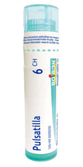Boiron Pulsatilla 6ch,Homeopathic medicine. Each tube contains 4 g (approximately 80 pellets)