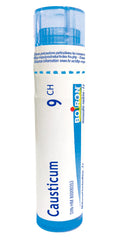 Boiron Causticum 9ch,Homeopathic medicine. Each tube contains 4 g (approximately 80 pellets)