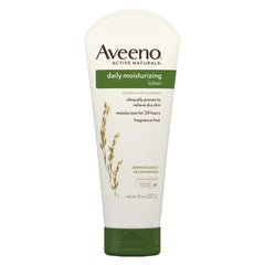 Aveeno Daily Moisturizing Lotion, Dry Skin, Non-Comedogenic, Prebiotic Oat, Daily Moisturizer, Fragrance Free, 227mL