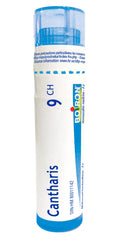 Boiron Cantharis 9ch,Homeopathic medicine. Each tube contains 4 g (approximately 80 pellets)