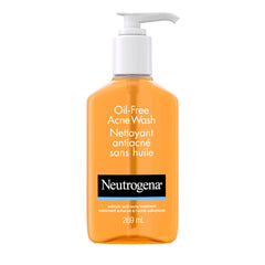 Neutrogena Oil-Free Acne Wash, Facial Cleanser with 2% Salicylic Acid Acne Treatment, Daily Oil-Free Acne Face Wash for Acne-Prone Skin with Salicylic Acid, 269mL