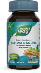 Nature’s Way Ashwagandha – 500 mg Ashwagandha Root Extract – Stress & Sleep Support – 60 Vegetarian Capsules, Non-GMO