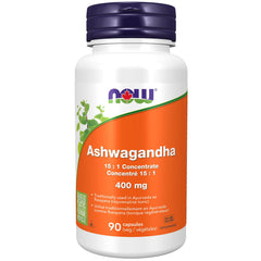 NOW Supplements, Ashwagandha (Withania somnifera) 450 mg (Standardized Extract), 90 Veg Capsules
