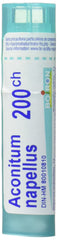Boiron Aconitum napellus 200ch,Homeopathic medicine. Each tube contains 4 g (approximately 80 pellets)