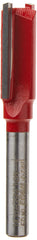 Freud 04-129 7/16-Inch Diameter by 1-Inch Double Flute Straight Router Bit with 1/4-Inch Shank