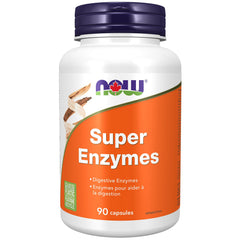 NOW Supplements, Super Enzymes, Formulated with Bromelain, Ox Bile, Pancreatin and Papain, Super Enzymes,90 Capsules
