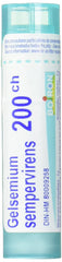Boiron Gelsemium sempervirens 200ch,Homeopathic medicine. Each tube contains 4 g (approximately 80 pellets)