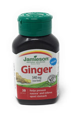 Jamieson Ginger 340 mg - Gluten-Free