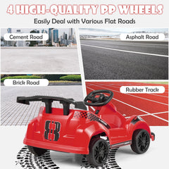 6V Kids Ride On Go Kart with 65.6 ft Remote Range, Soft Start and PP Wheels, Red